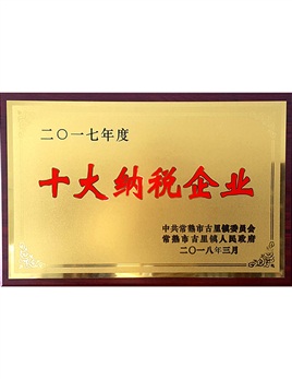 十大納稅企業